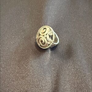 Brighton Silver Swirl Ring